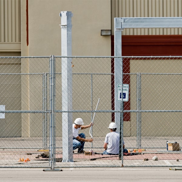how much time can i lease the temporary fence for my building site or event in Lipscomb